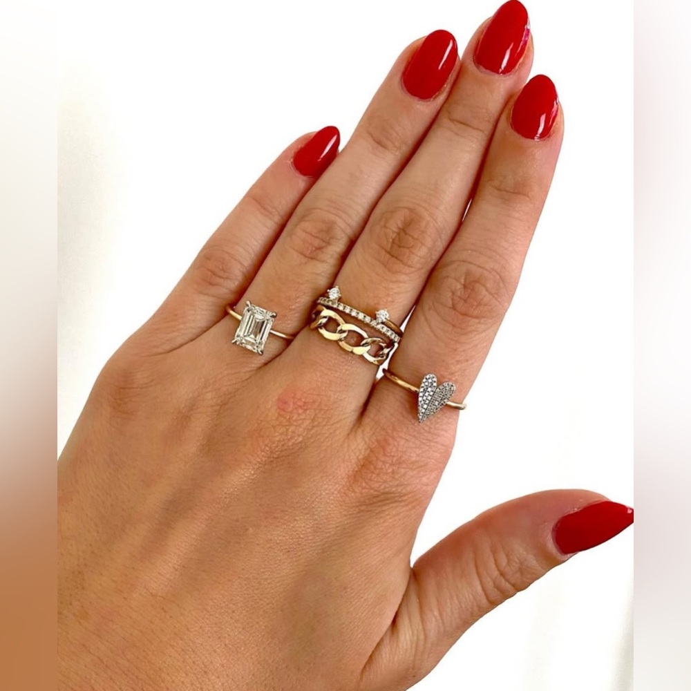 Ring Concierge 14k Gold Curb Chain Ring Size 6.5 DISCONTINUED SOLD OUT